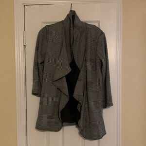 Calvin Klein Collection Gray Plaid Women's Blazer